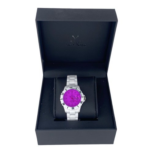 Toy watch white - toy, violet